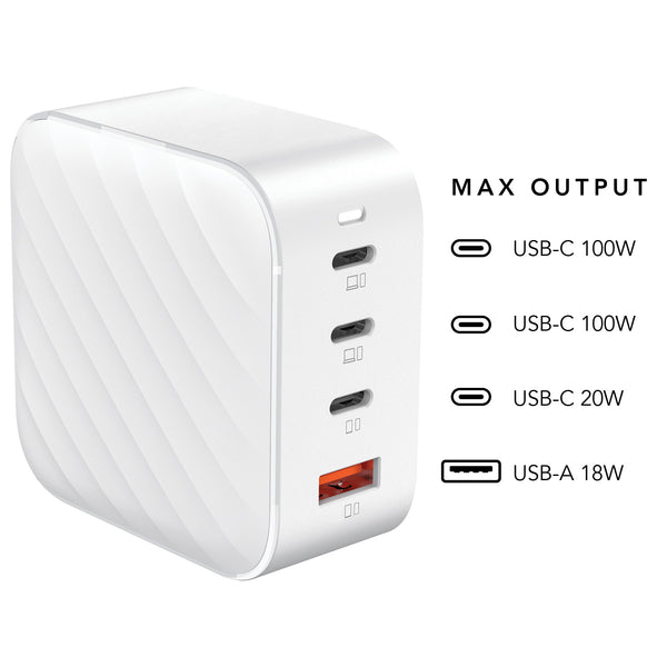 120W GaN Multi Port Wall Charger